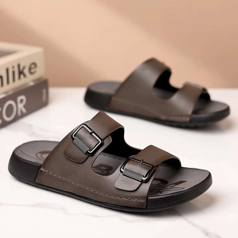 2025夏季男士休闲踩屎感运动透气凉鞋软底爆款防滑潮流沙滩鞋男