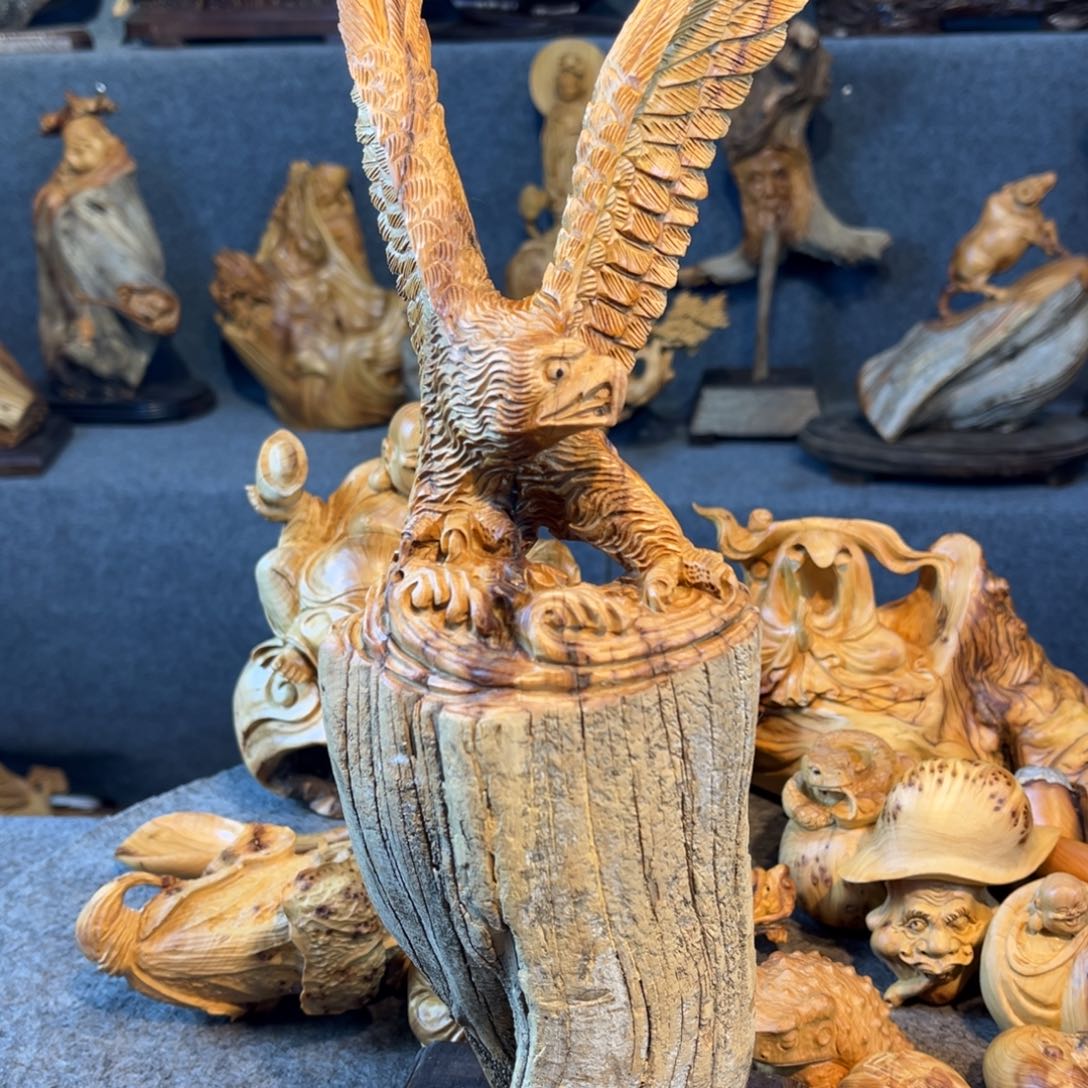 柏木（崖柏）根雕摆件工艺品