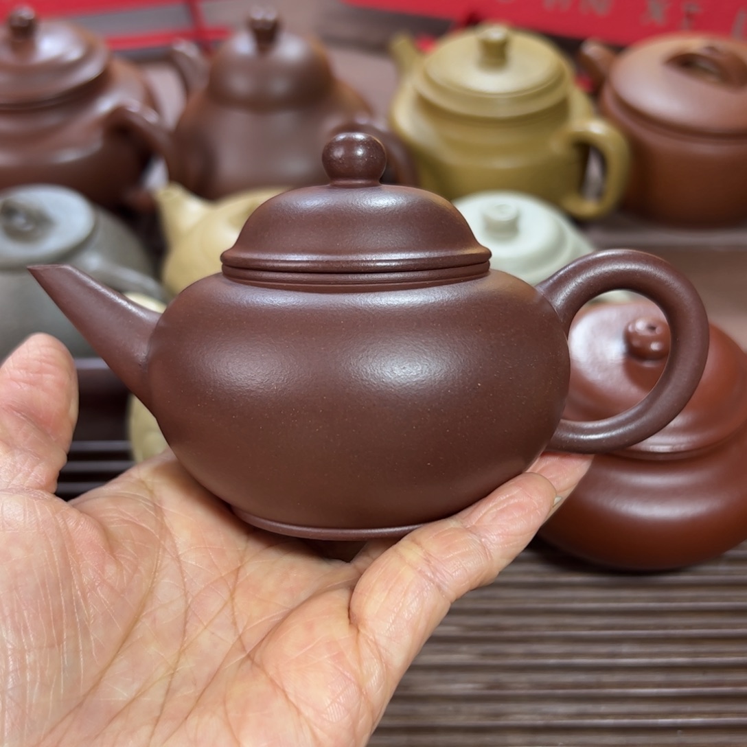 紫泥茶壶追***叔龙血砂 水平 160cc