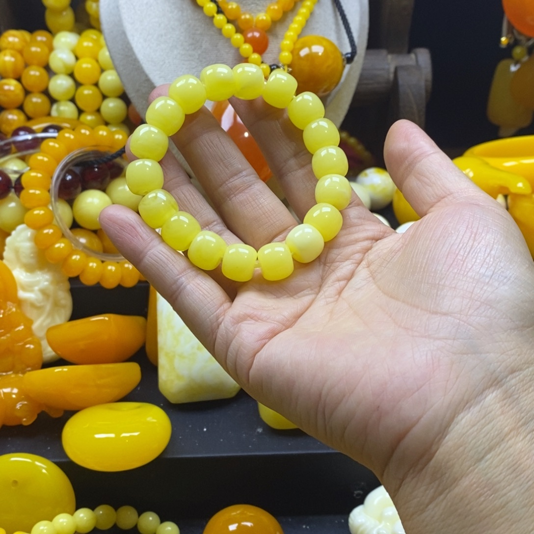 小****非金属虎皮桶珠12