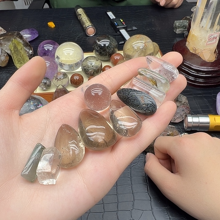 水晶珠宝半成品未镶嵌187水晶