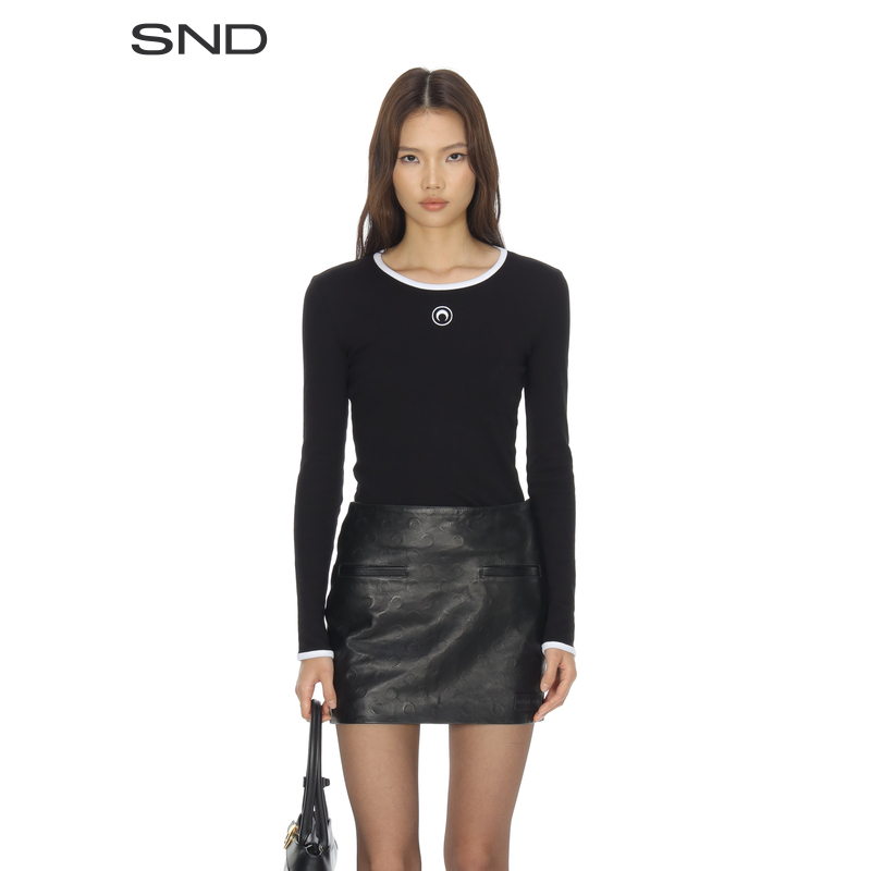 SND【MARINE SERRE 设计师品牌】SND AW25 修身长袖T恤