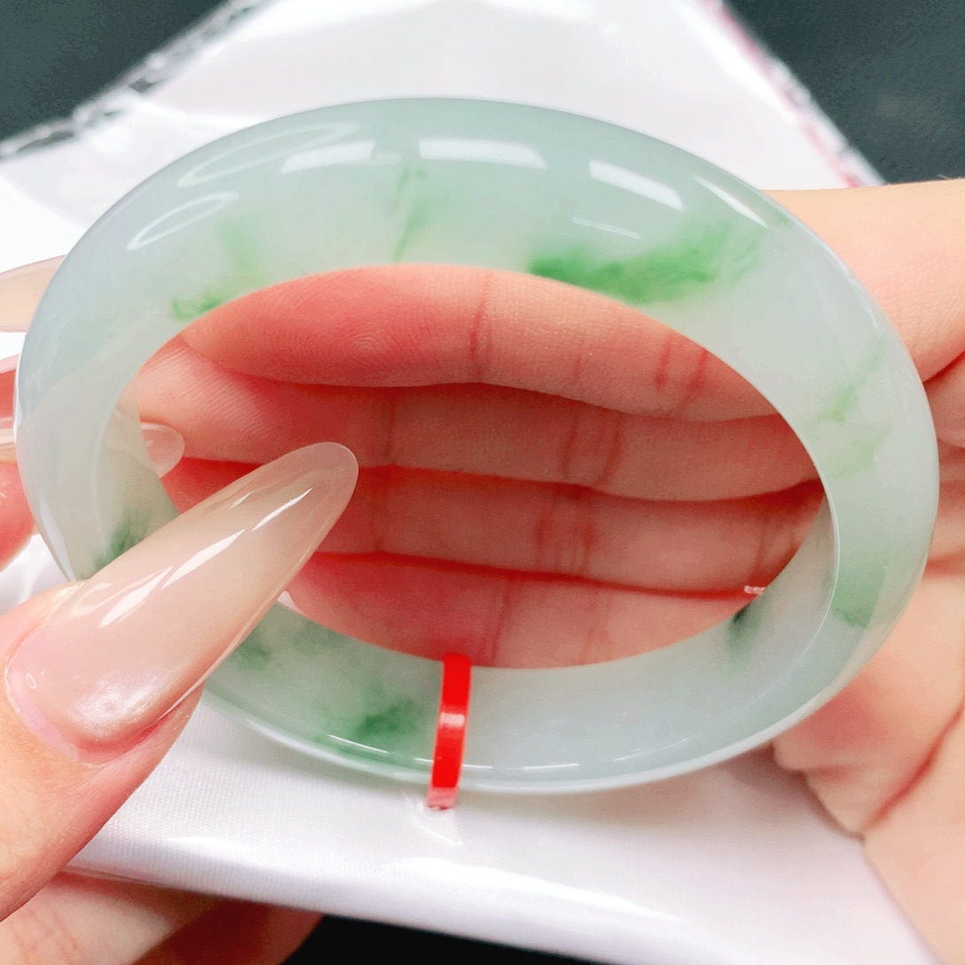 翡翠未镶嵌手镯54