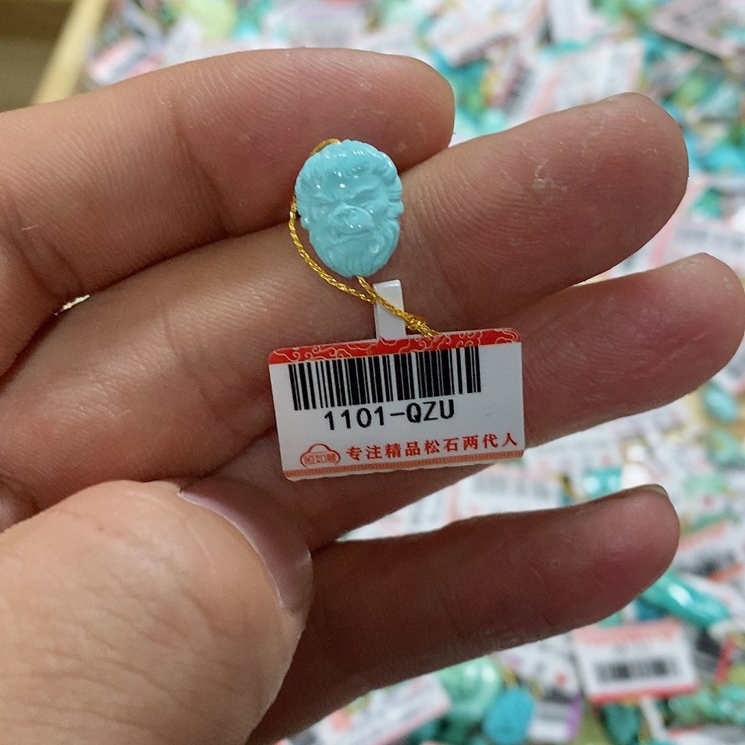 绿松石珠宝奇石未镶嵌