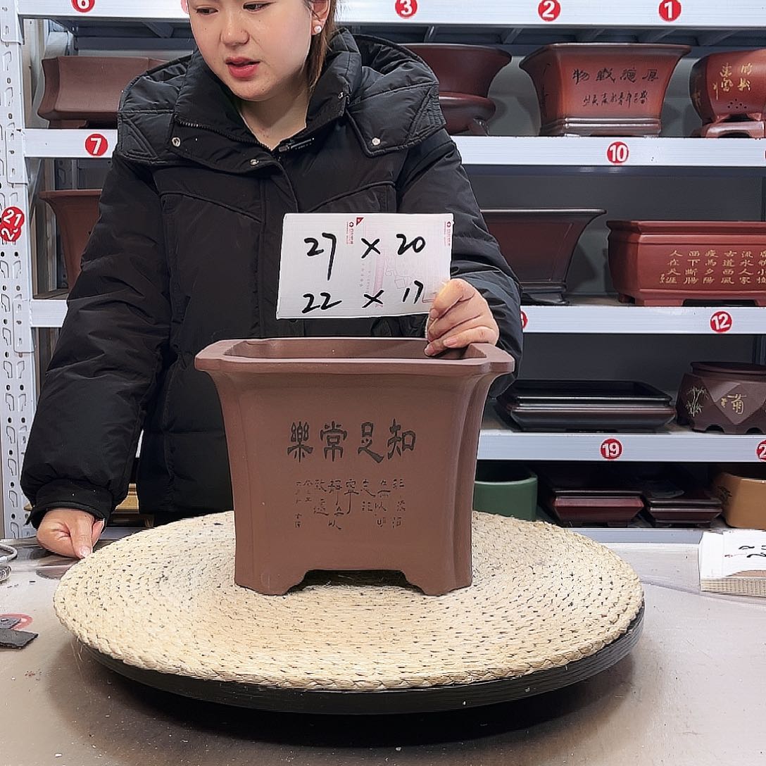 紫砂花盆紫砂花盆