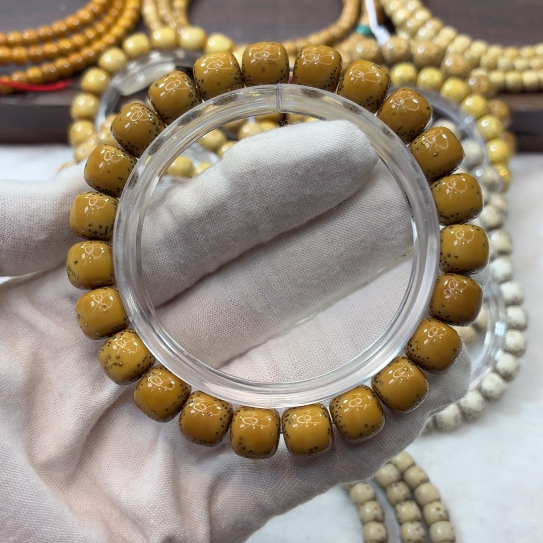 星月菩提吊坠10.5x9.5半壁留白