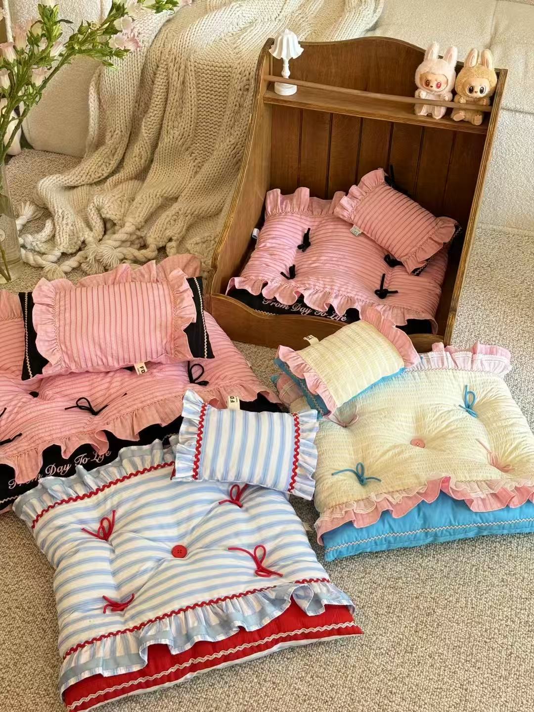 FDTL三色宠物睡垫（含枕头）