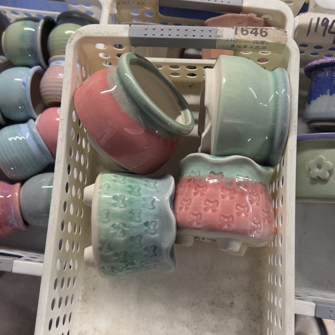 陶瓷多肉小花盆@@1646