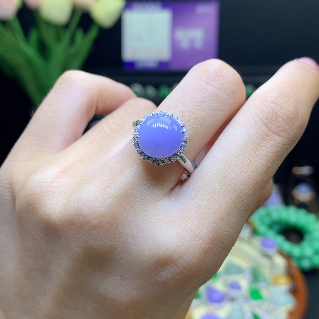 翡翠颈饰18K金镶嵌天然