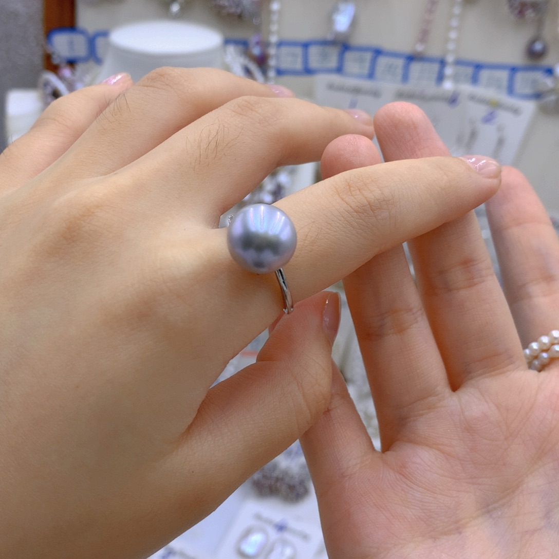 淡水珍珠颈饰银S925镶嵌