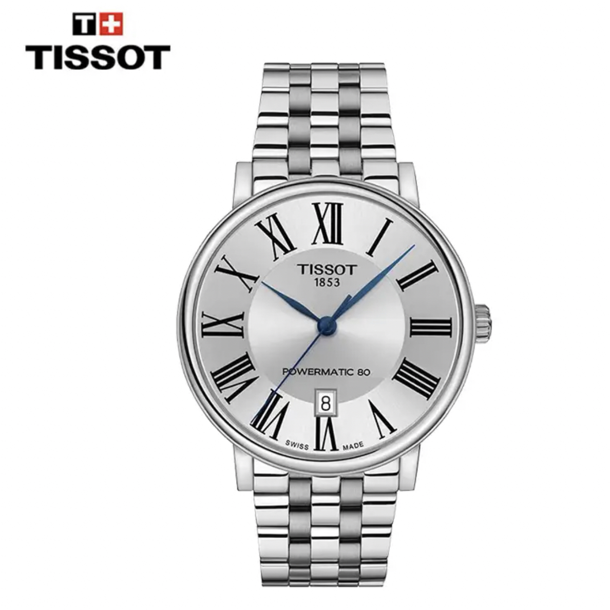 99新 Tissot/天梭 卡森系列男士休闲时尚手表表径40机械表名表