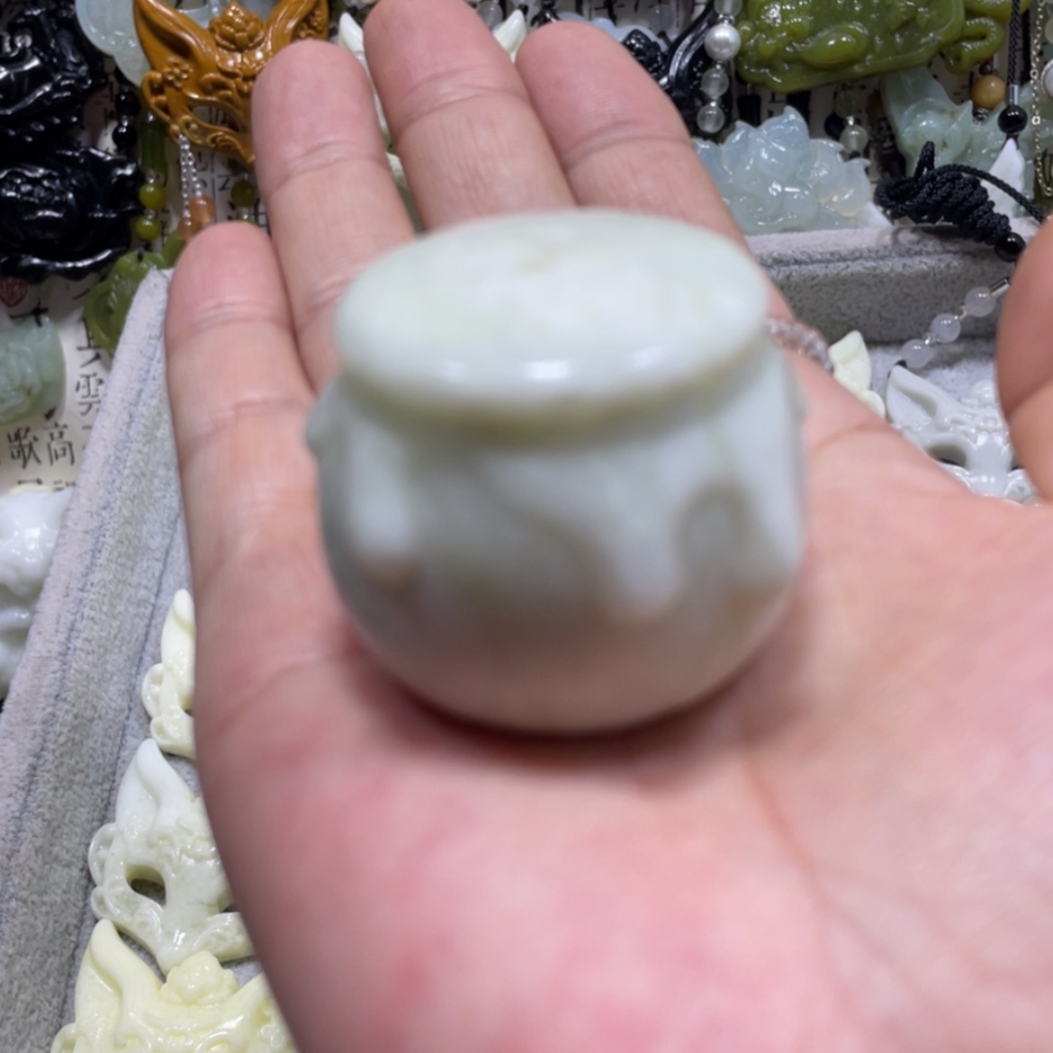 【闪购商品】岫玉颈饰未镶嵌116手把