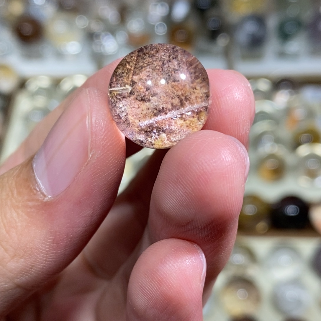 微***辞未镶嵌珠宝半成品水晶15.4m