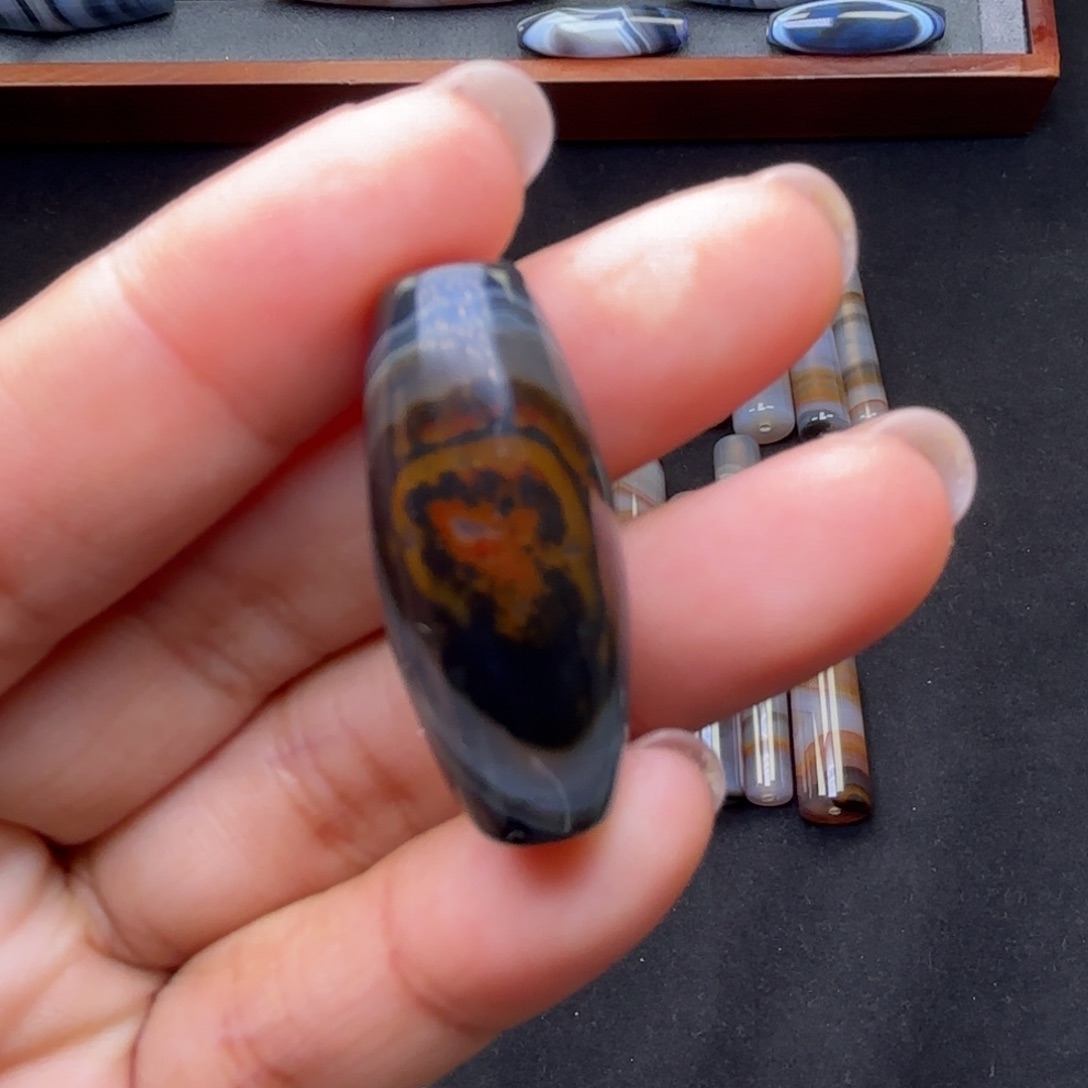 时***苒玛瑙/玉髓未镶嵌颈饰