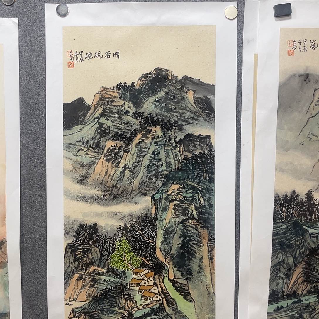 姜奇老师山水作品