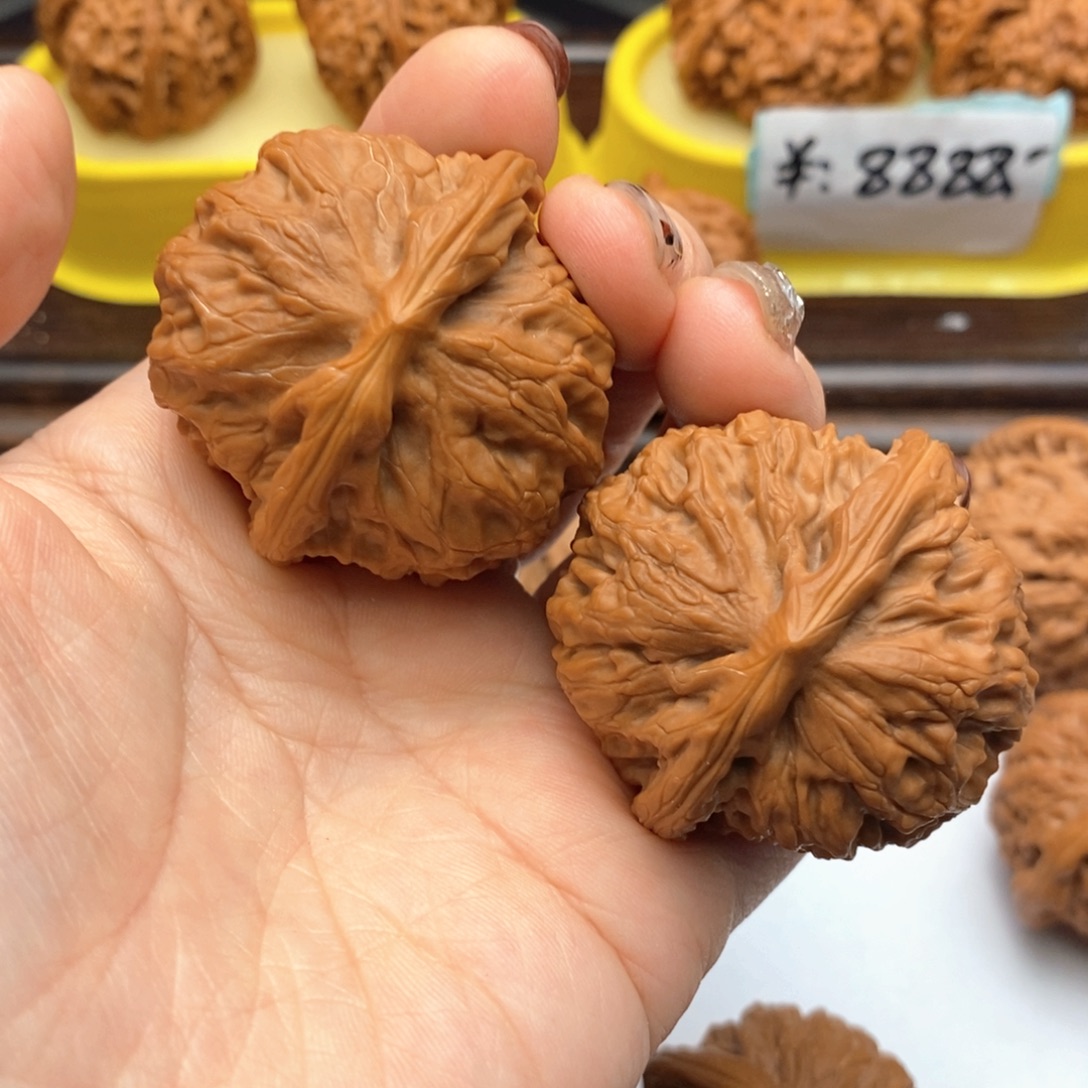 文玩核桃把件528号43尺金麒麟