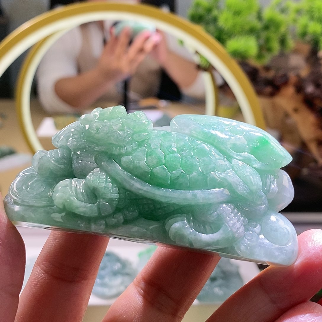 【闪购商品】翡翠颈饰未镶嵌龙龟