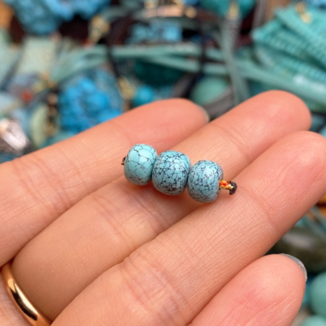 【闪购商品】绿松石珠宝半成品未镶嵌