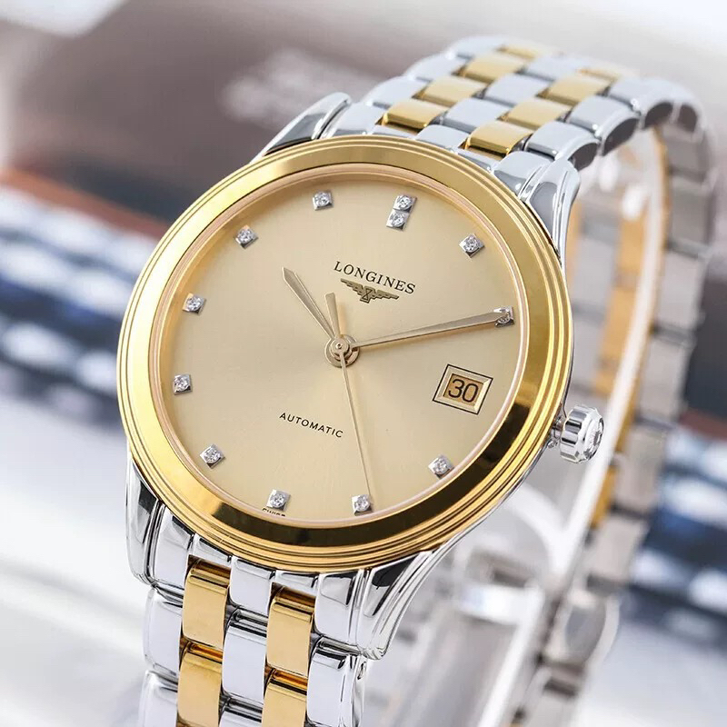 99新 Longines/浪琴 大颂名品/军旗874/表径38.5/时尚男表/机械
