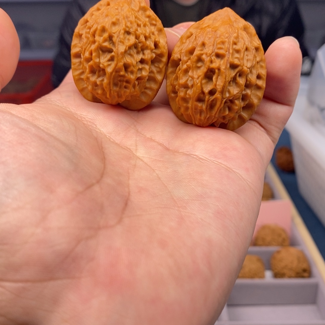 把件文玩核桃野生35mm