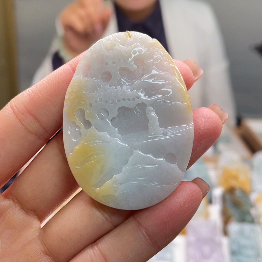 翡翠吊坠(不含链)未镶嵌