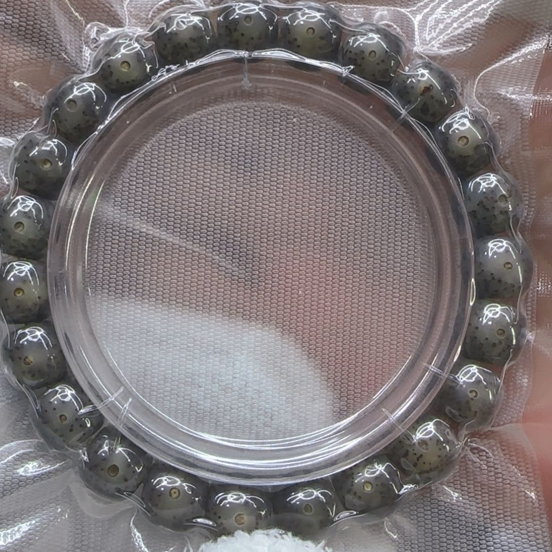 星月菩提手串109殿堂黑冰星月菩提1.0桶单圈