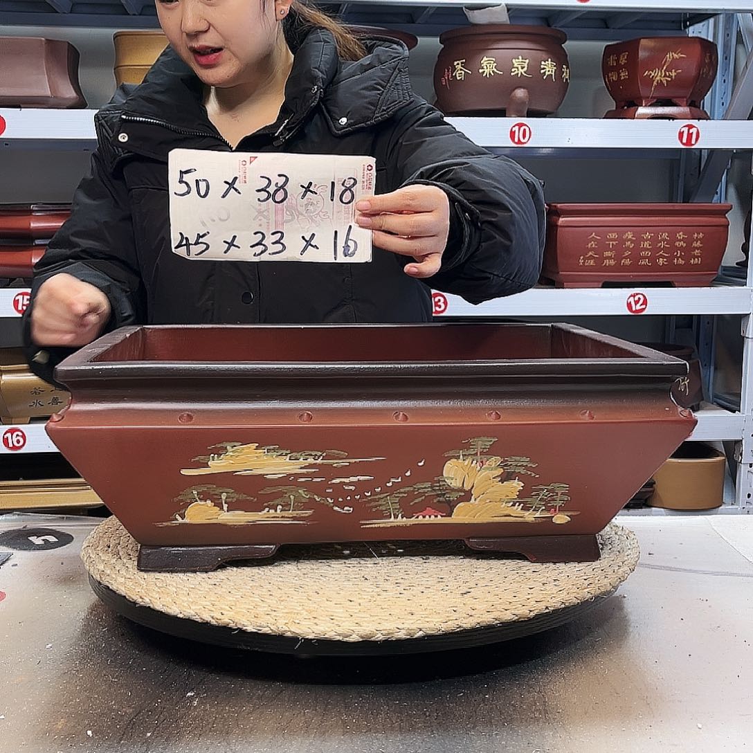 紫砂花盆紫砂花盆