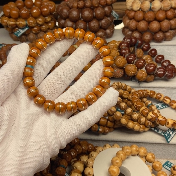 紫金鼠手串紫金鼠一线天10