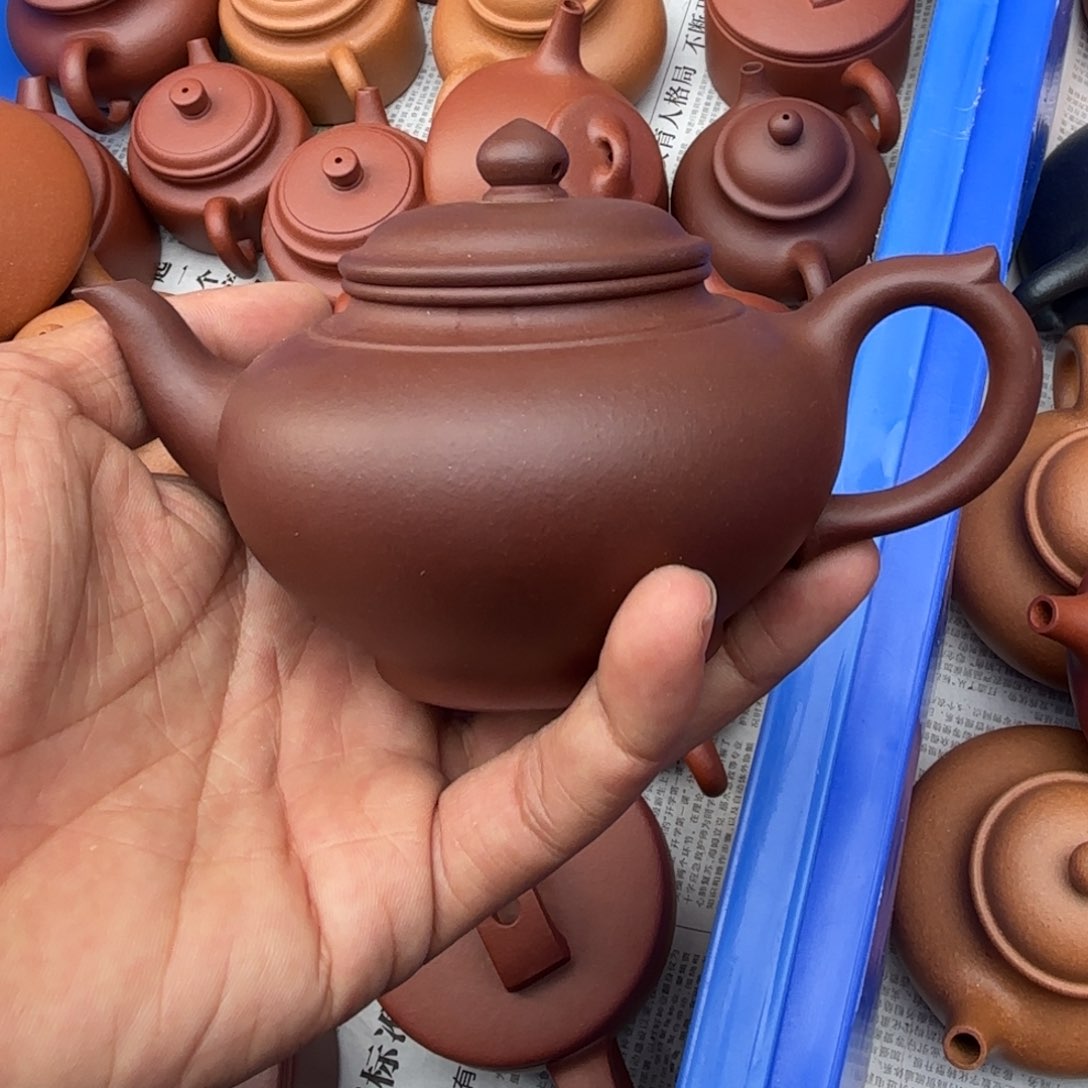 紫砂茶壶笑樱壶紫泥200CC