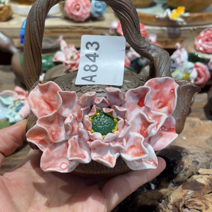 手工制作陶瓷茶具茶杯青蛙