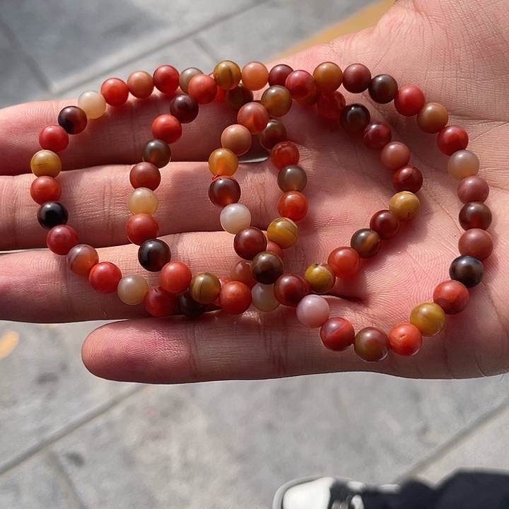 手链未镶嵌南红玛瑙手串卡6多样性发货拍一发一