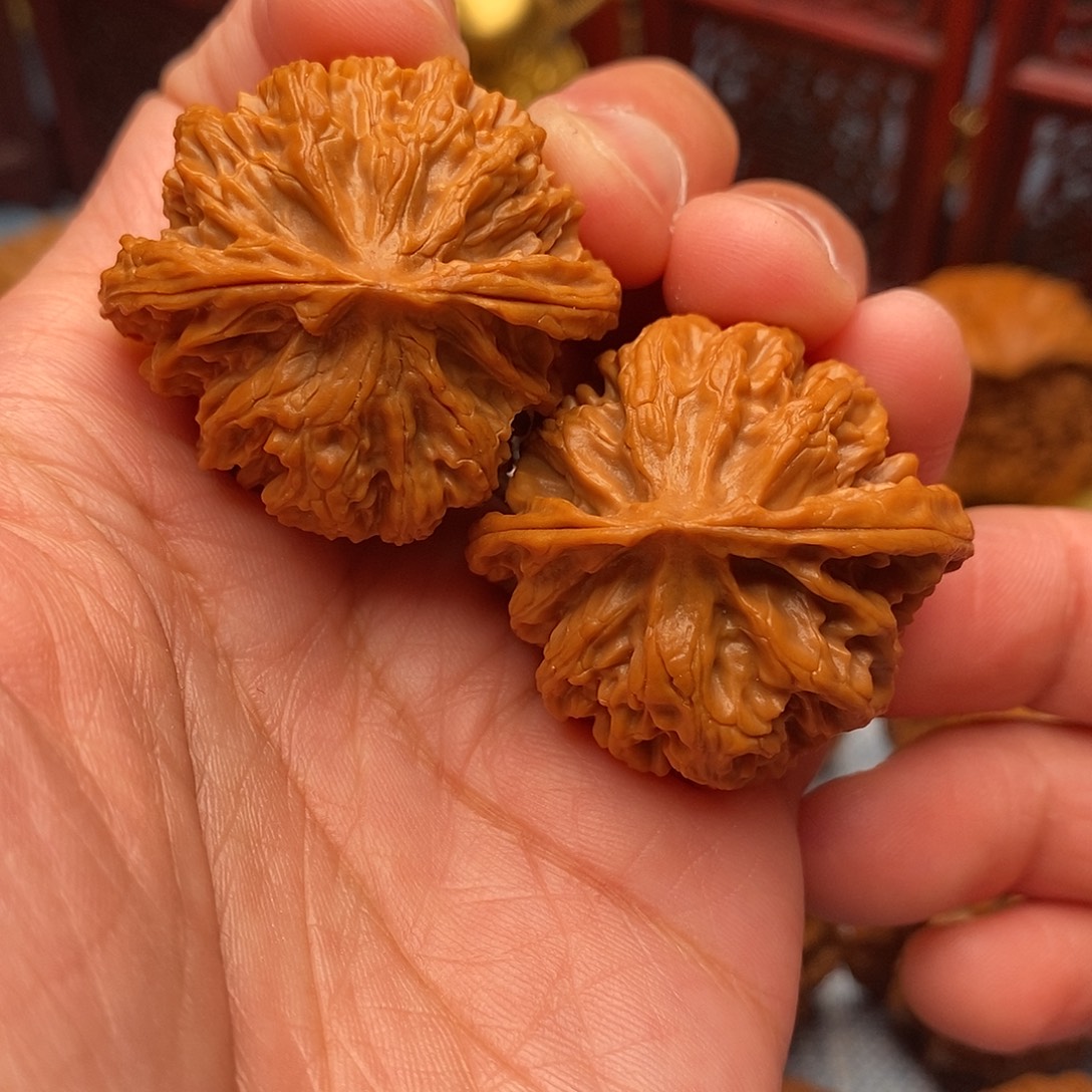 文玩核桃把件毕业全品肉球苹果36尺