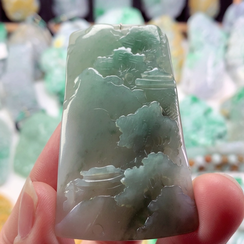 【闪购商品】翡翠吊坠(不含链)未镶嵌