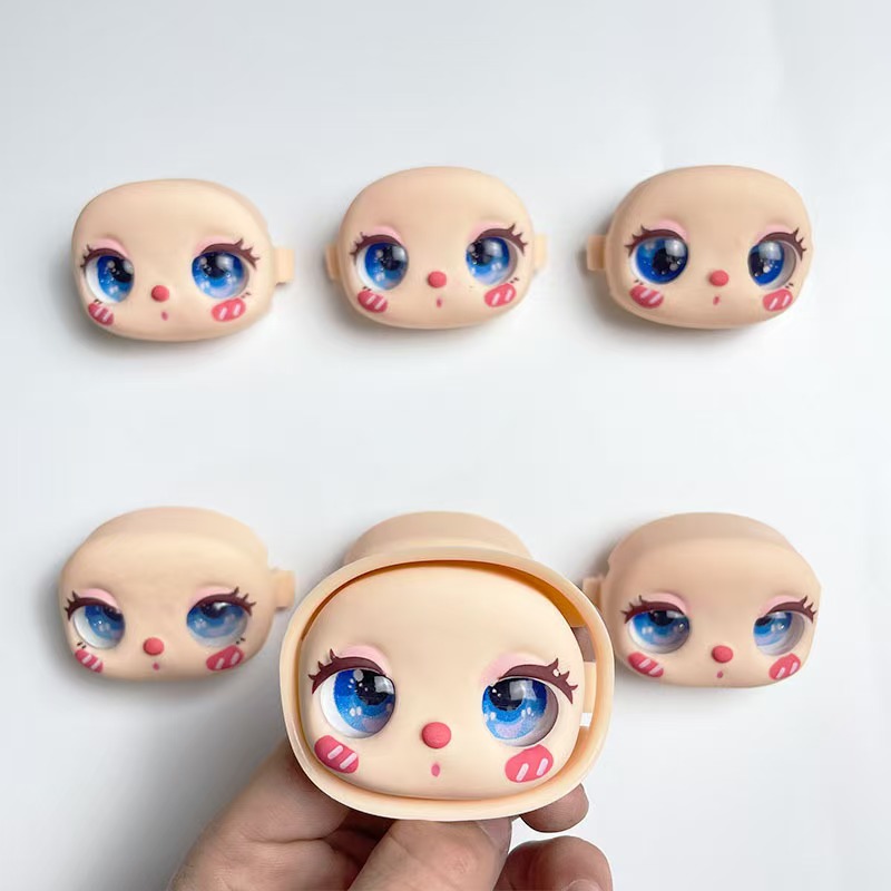 可爱的娃娃脸包包配件DIY（搪胶注塑）