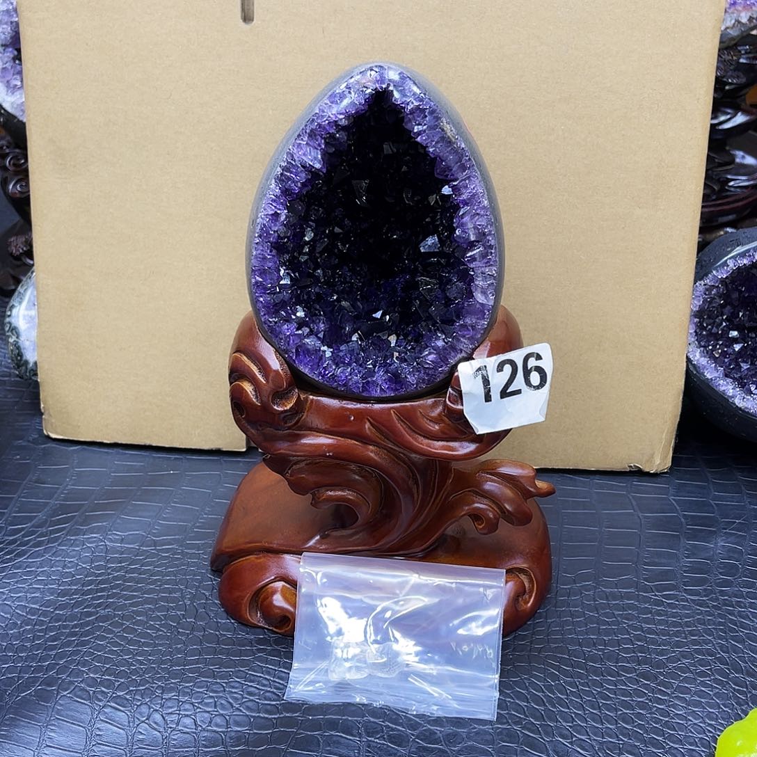 雪***舞紫晶未镶嵌大型摆件（非配饰）