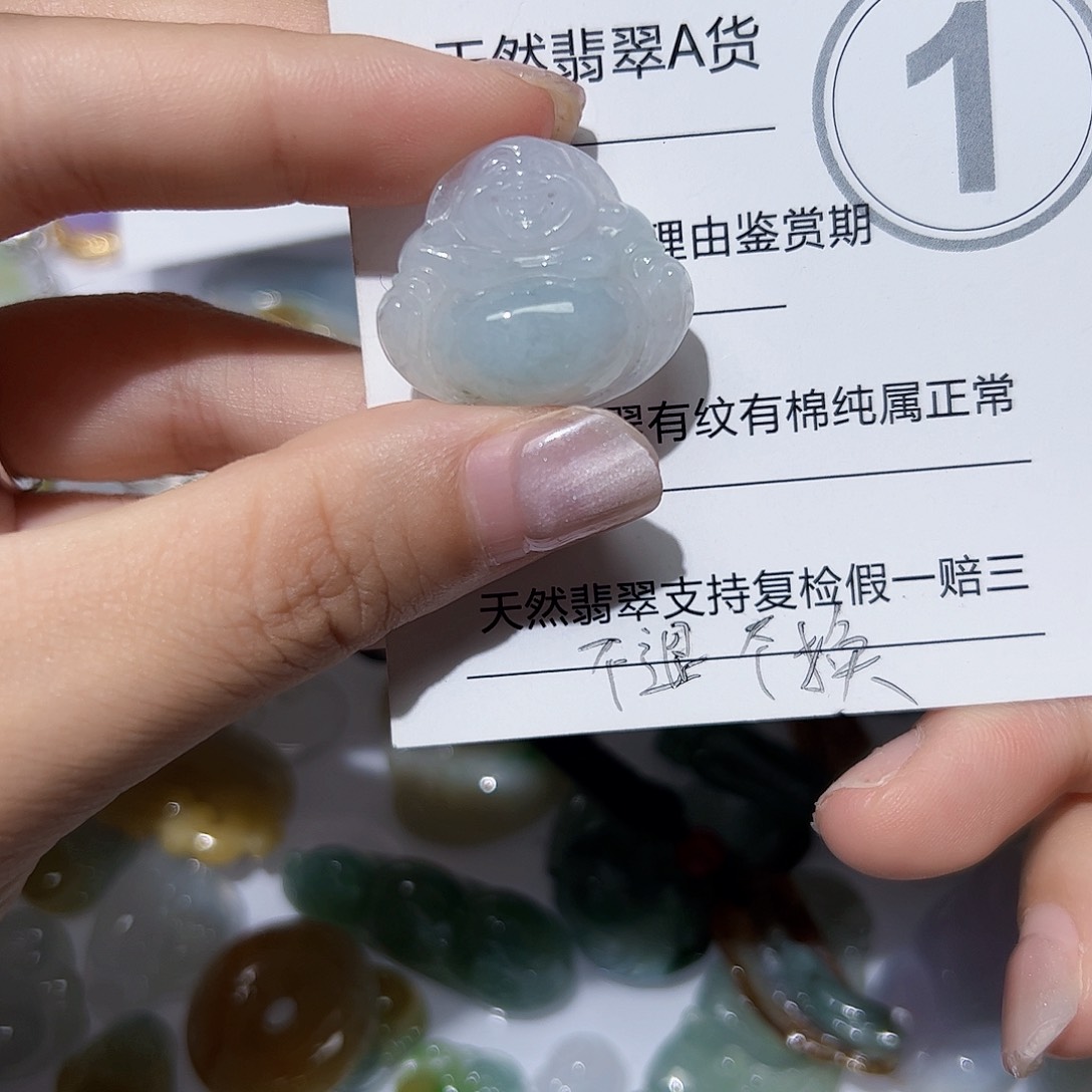 翡翠未镶嵌颈饰天然A货翡翠
