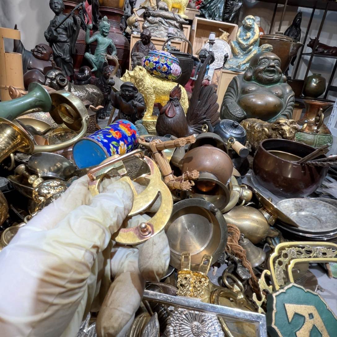 紫*大阪回流铜器摆件10