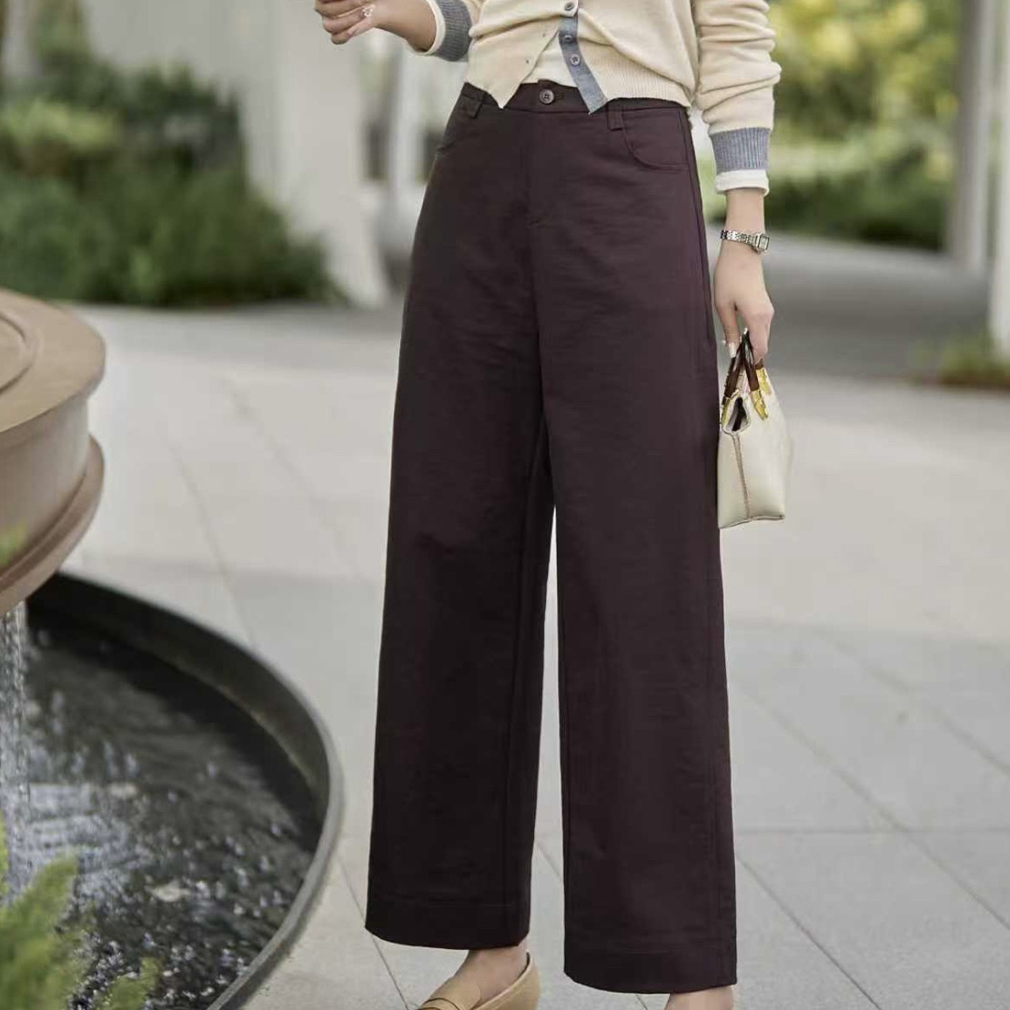 2025秋冬小个子加厚直筒裤21273A