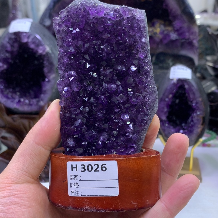 水晶紫水晶未镶嵌3026