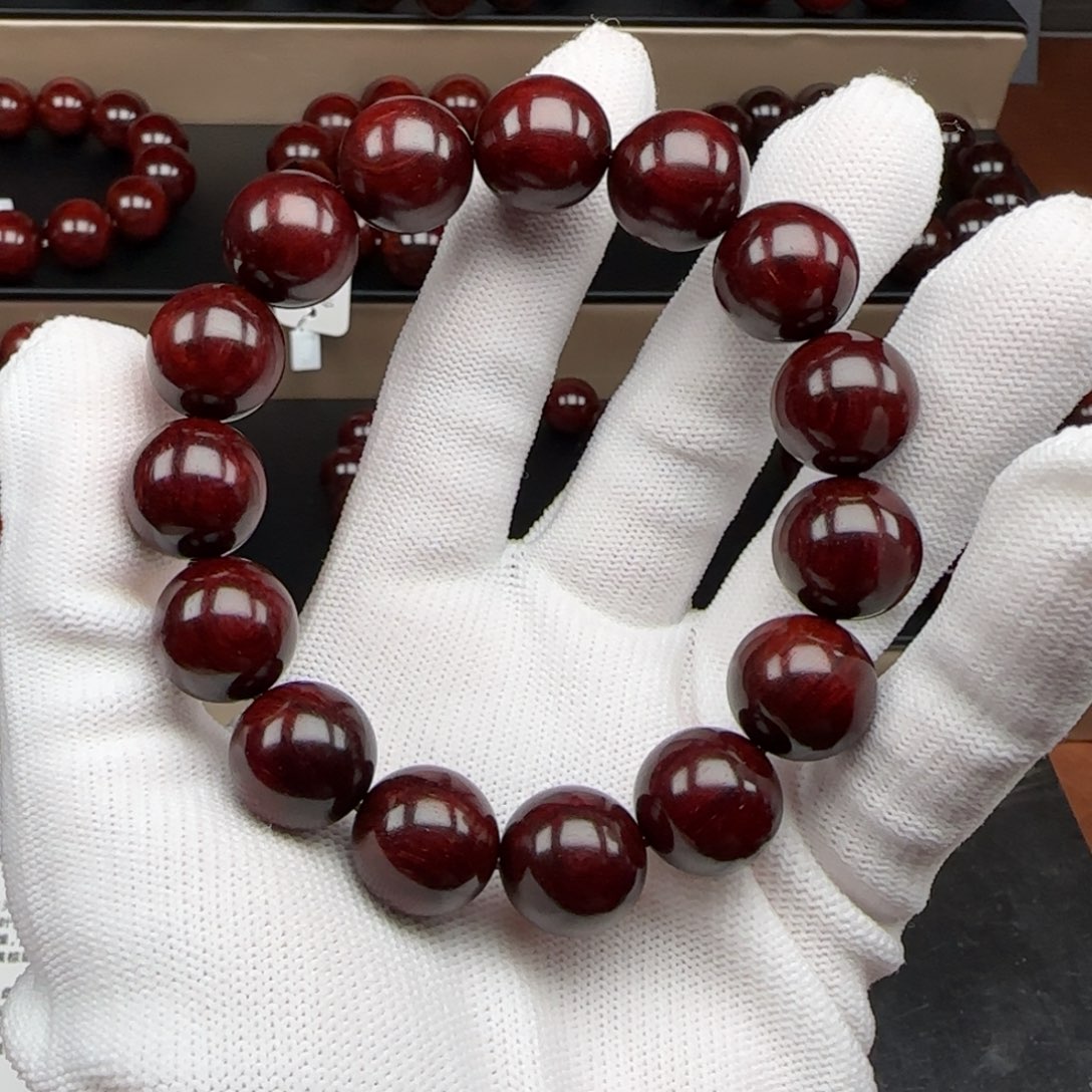 燕***司小叶紫檀手串/手链1.5龙鳞6022