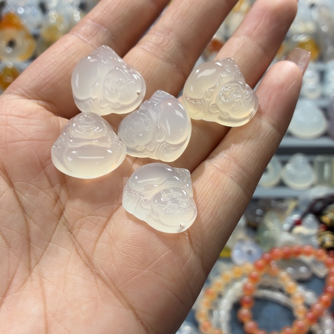 玛瑙/玉髓未镶嵌吊坠(不含链)