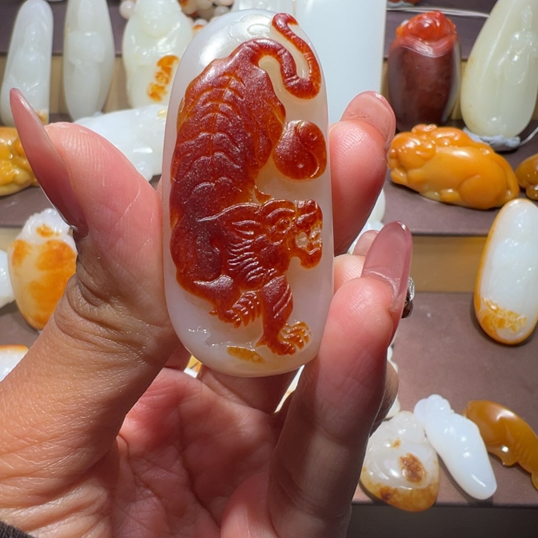 和田玉挂件未镶嵌小*