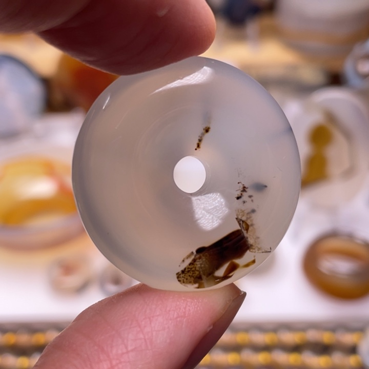 玛瑙/玉髓未镶嵌吊坠(不含链)