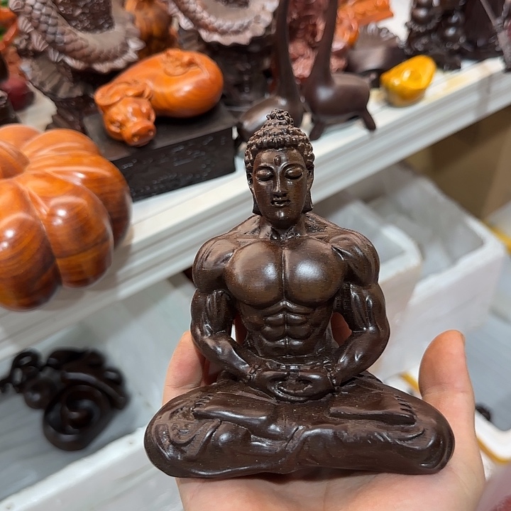 木黑檀木1肌肉佛一身