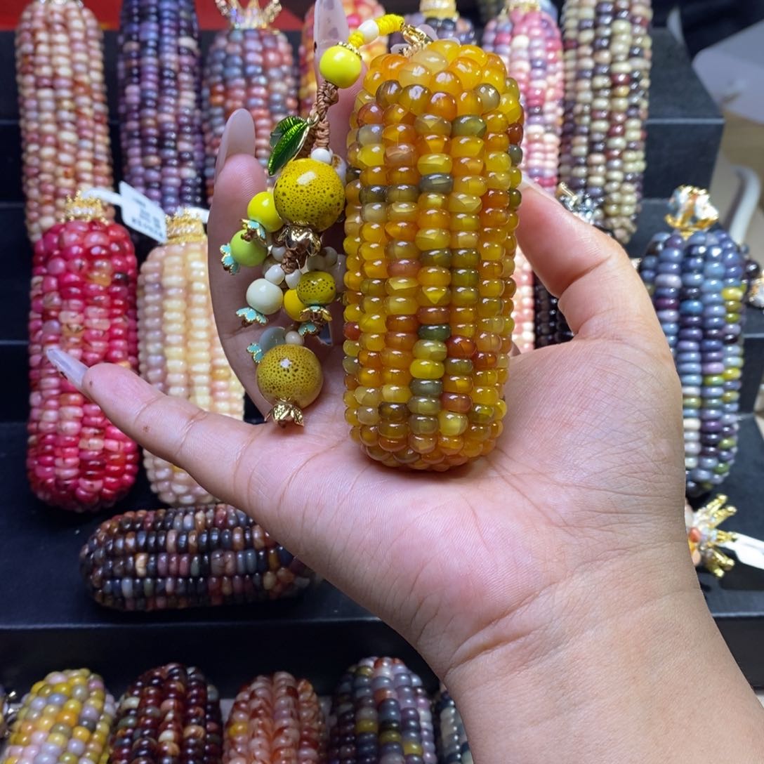 玉?****?文玩玉米胖墩子金玉满堂