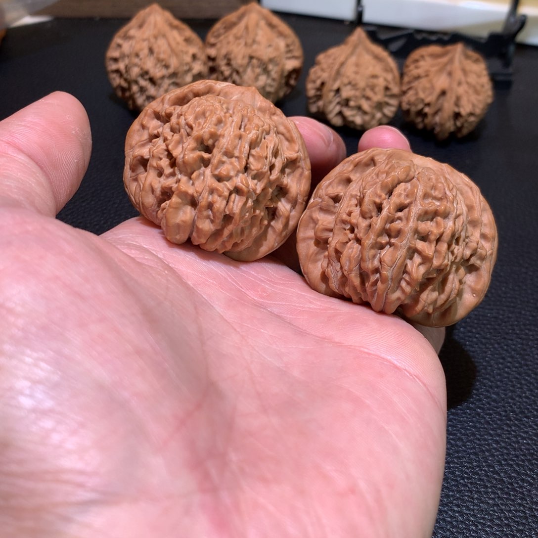 文玩核桃把件四座楼45