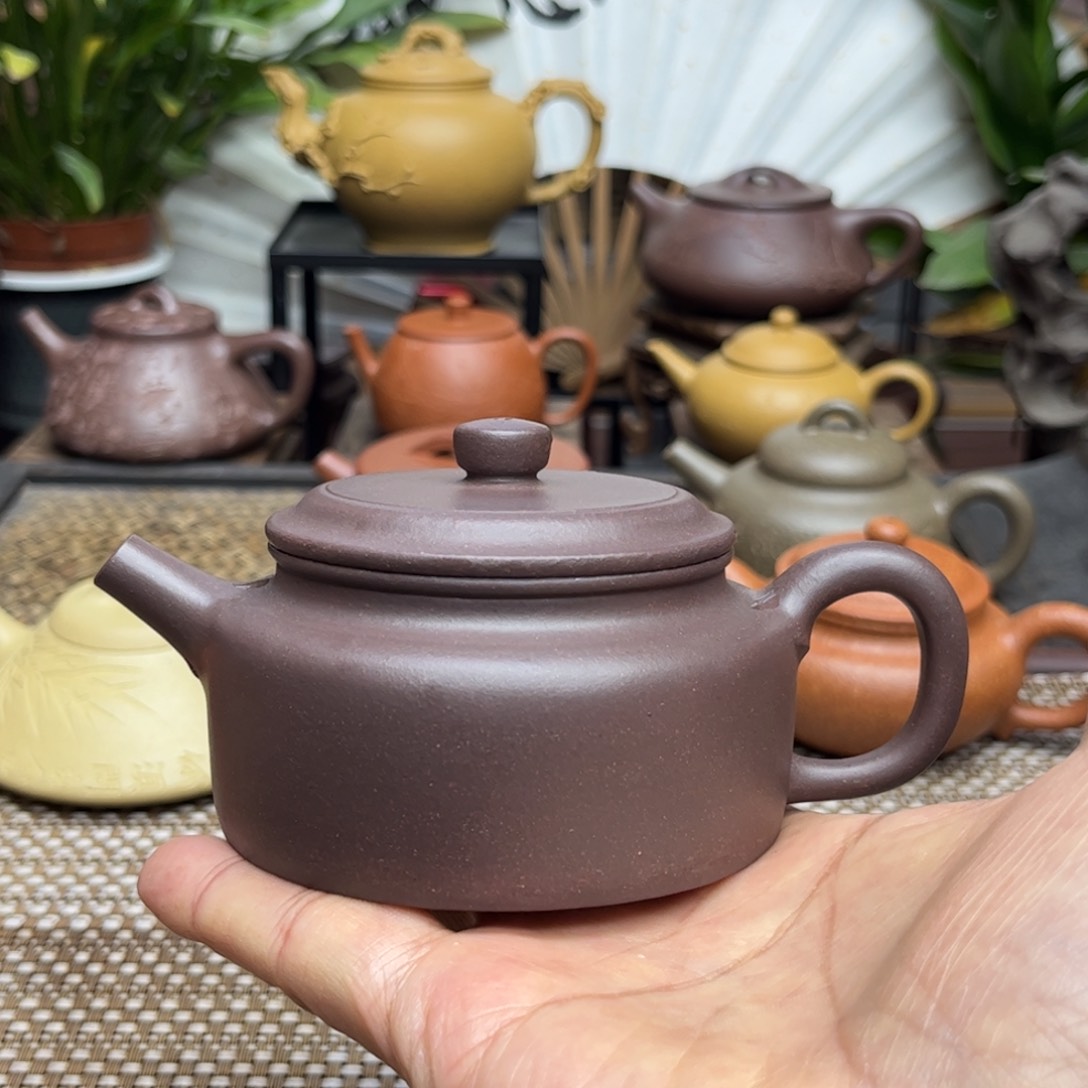 紫砂茶壶珏*生黄龙山大水潭天青泥全手工制作