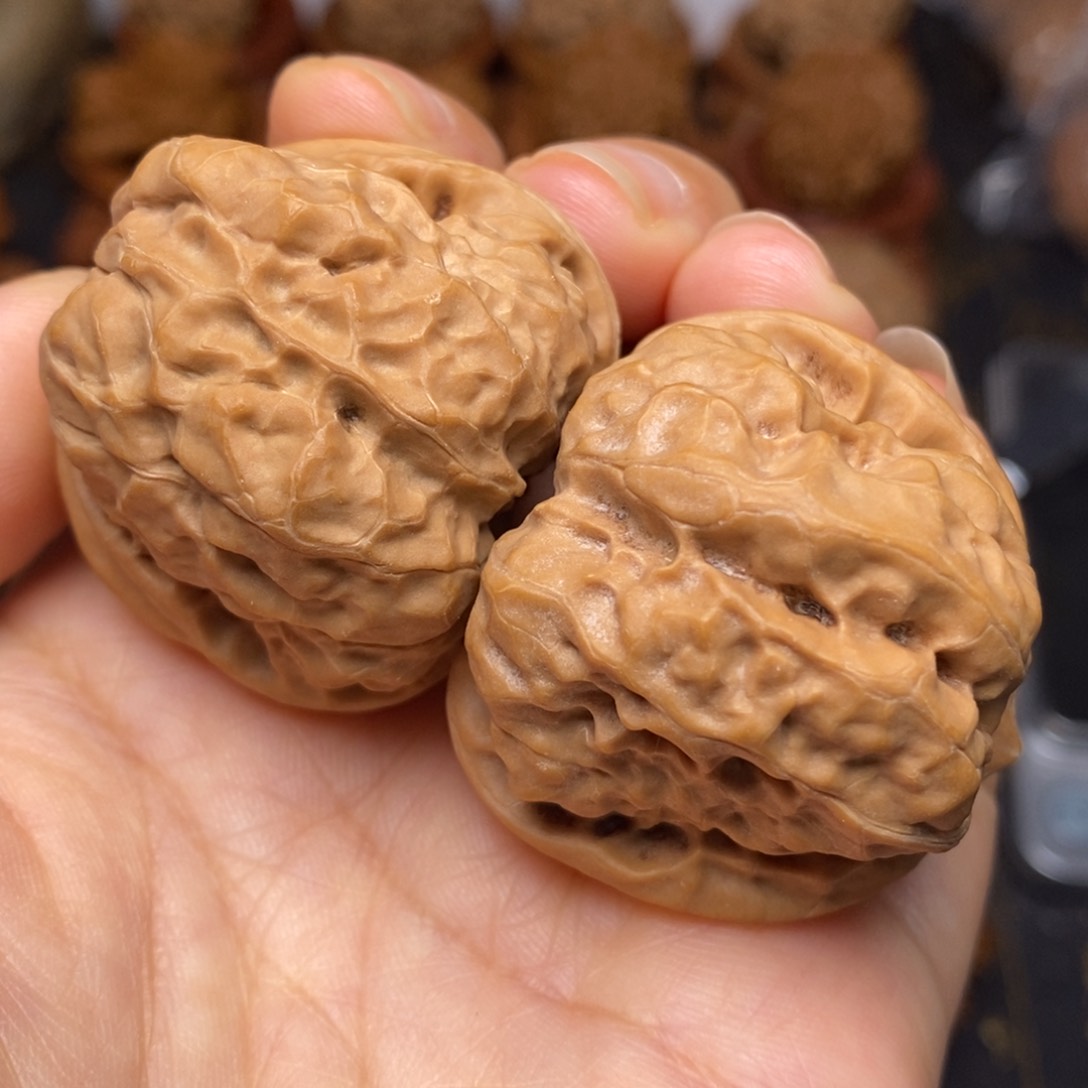 文玩核桃把件蛤蟆全品38