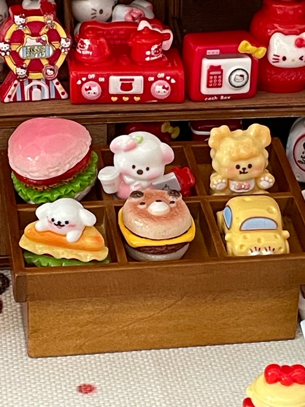 可爱狗狗猫猫小熊物品食玩 拍一到手26