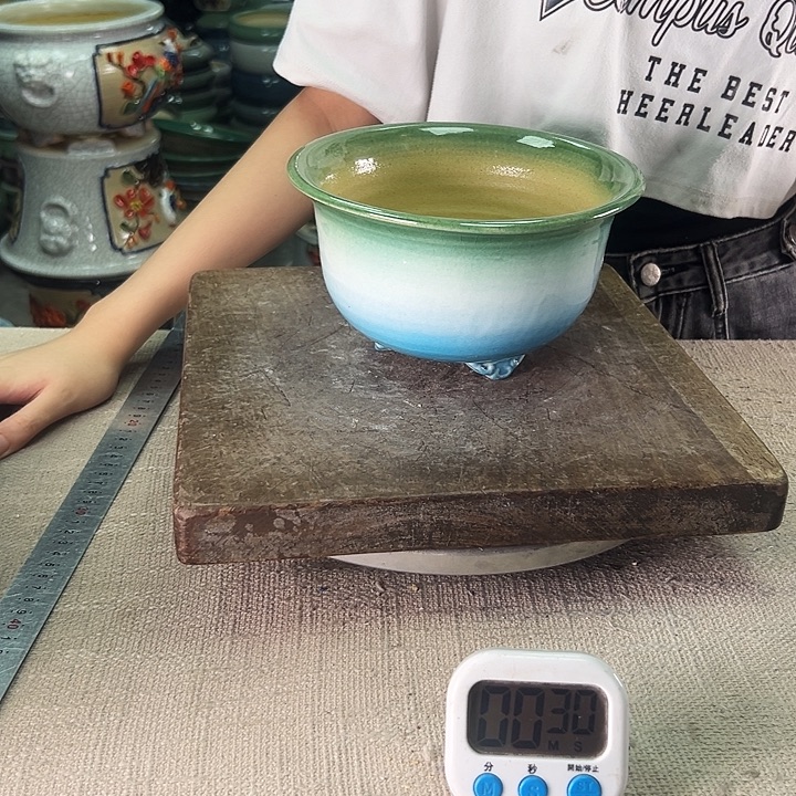 泳坤堂石湾盆陶瓷